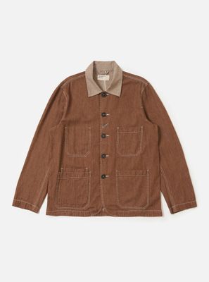 Brown Meco Denim OG Bakers Chore Jacket