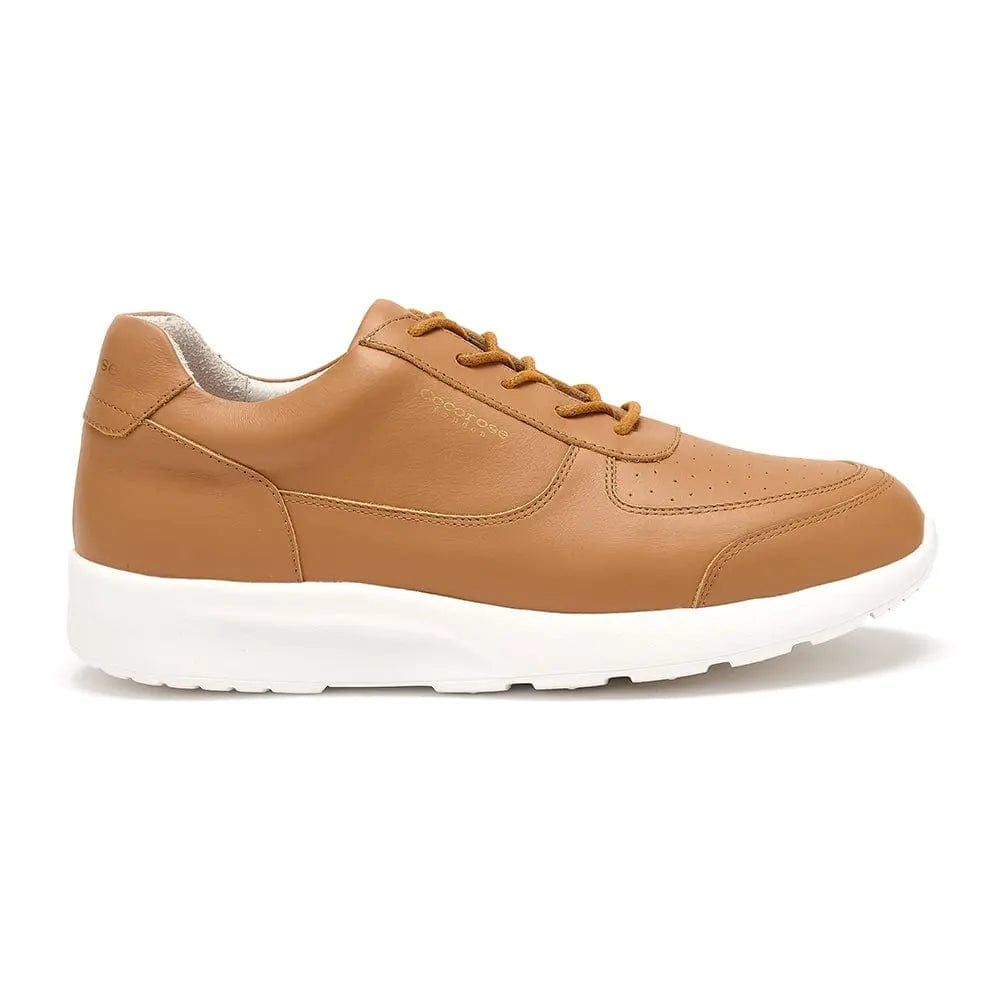 Shoreditch - Tan Leather Trainers