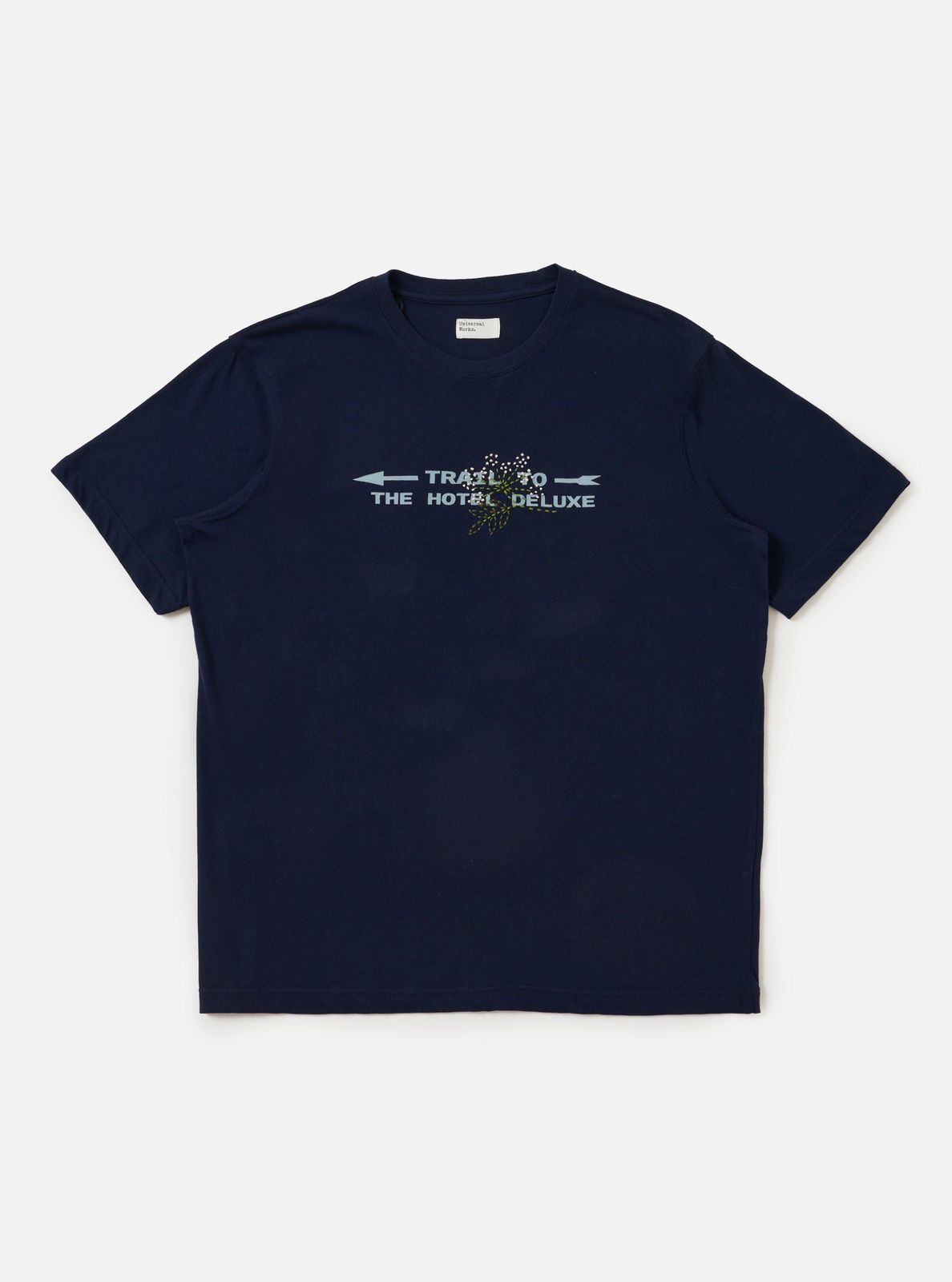 Navy Single Jersey Trail Trail To Hotel Delux Tee