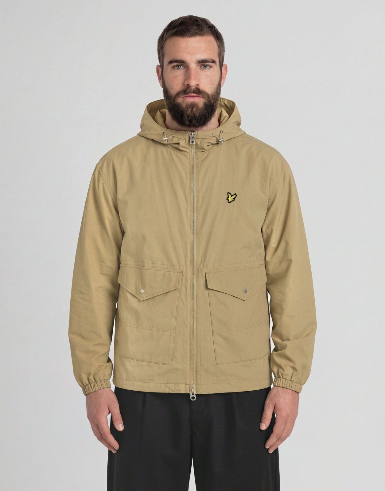 Lightweight Hooded Utility Jacket