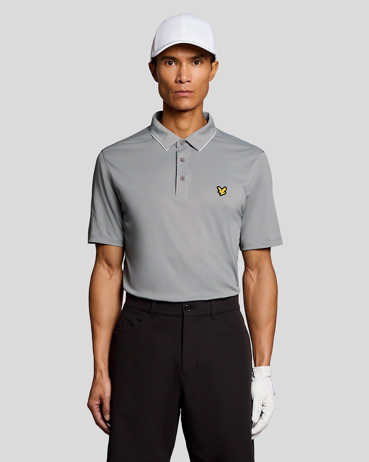 Contrast Collar Polo Shirt