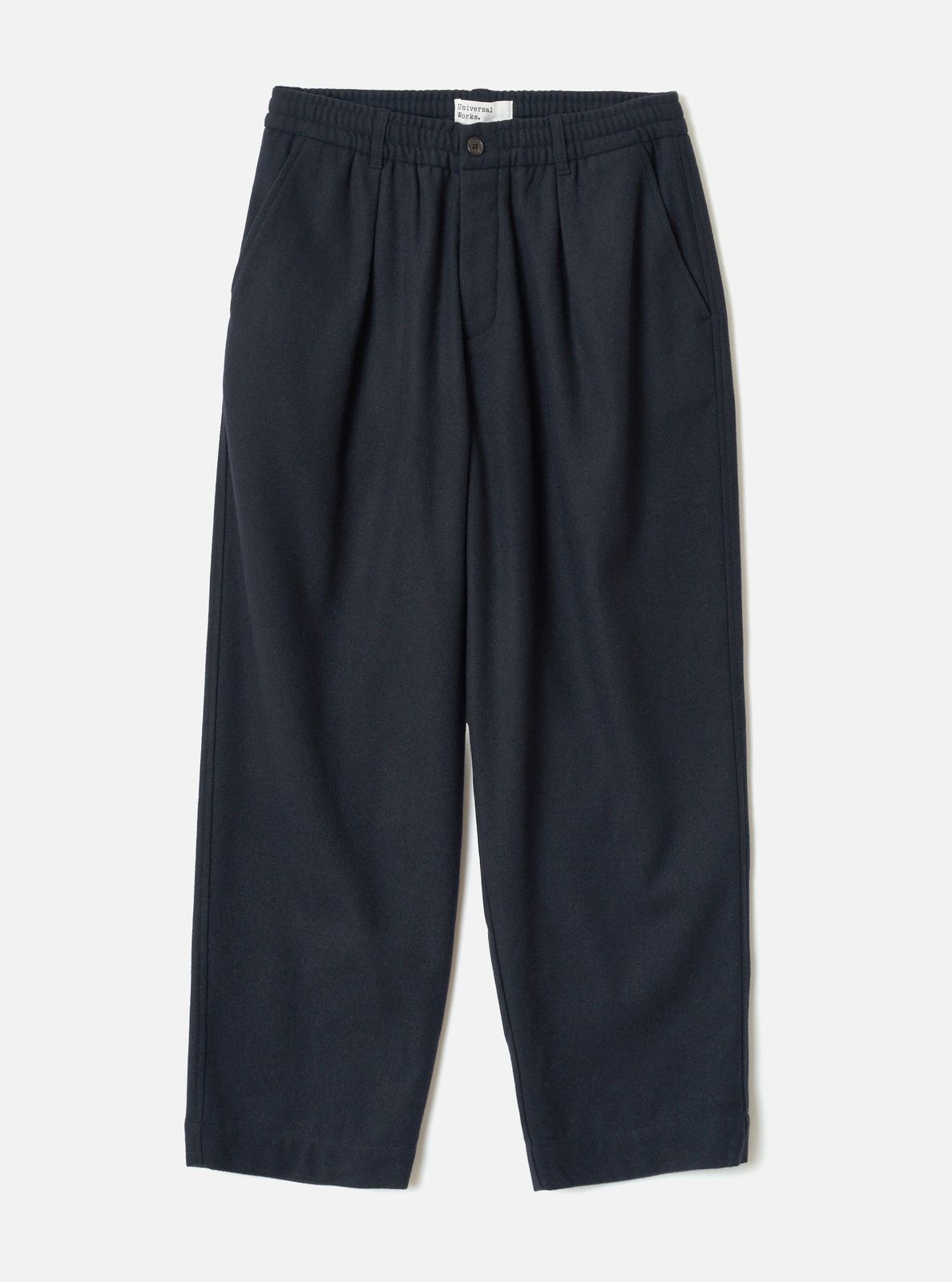 Dark Navy Dublin Wool Mix Oxford Pant