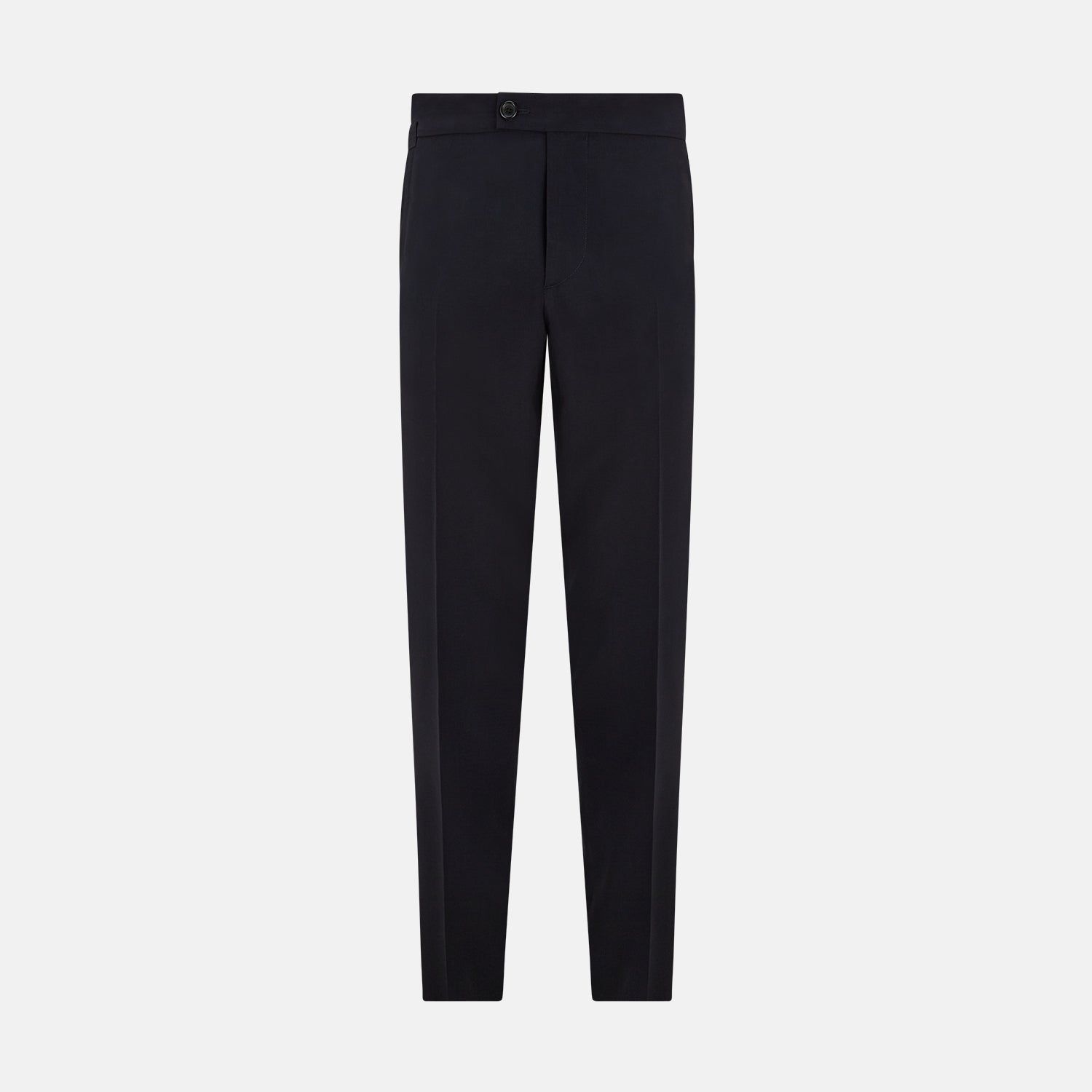 Midnight Blue Wool Henry Trousers