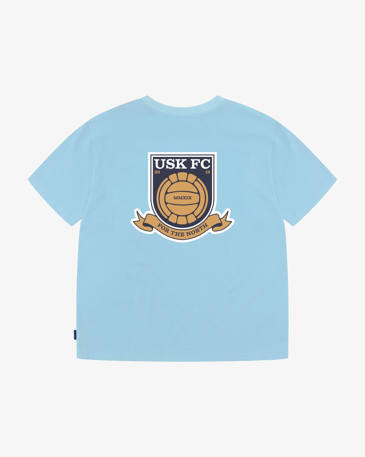 7023 North league t-shirt - cyan
