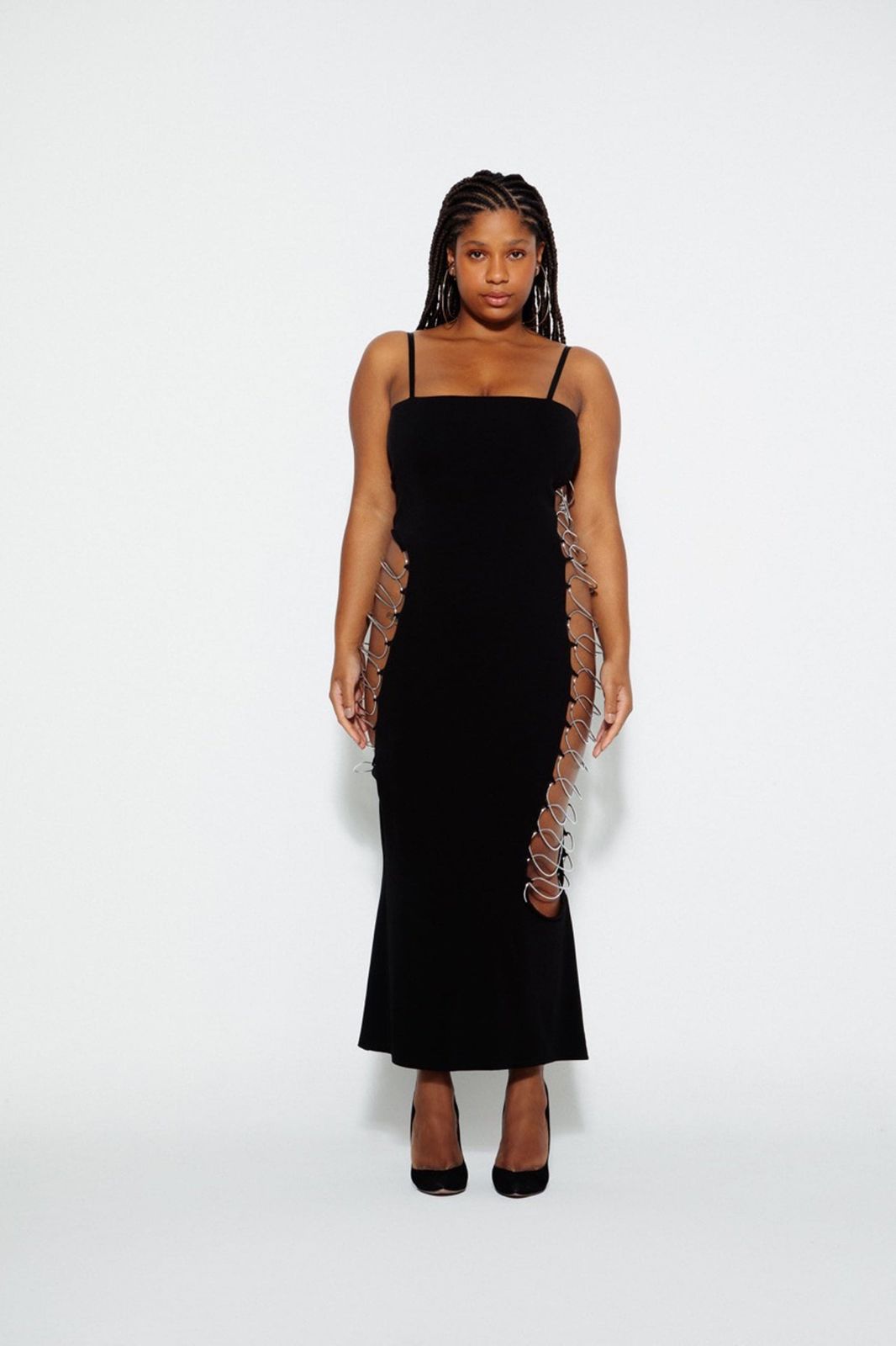 Midi Metal Ladder Dress