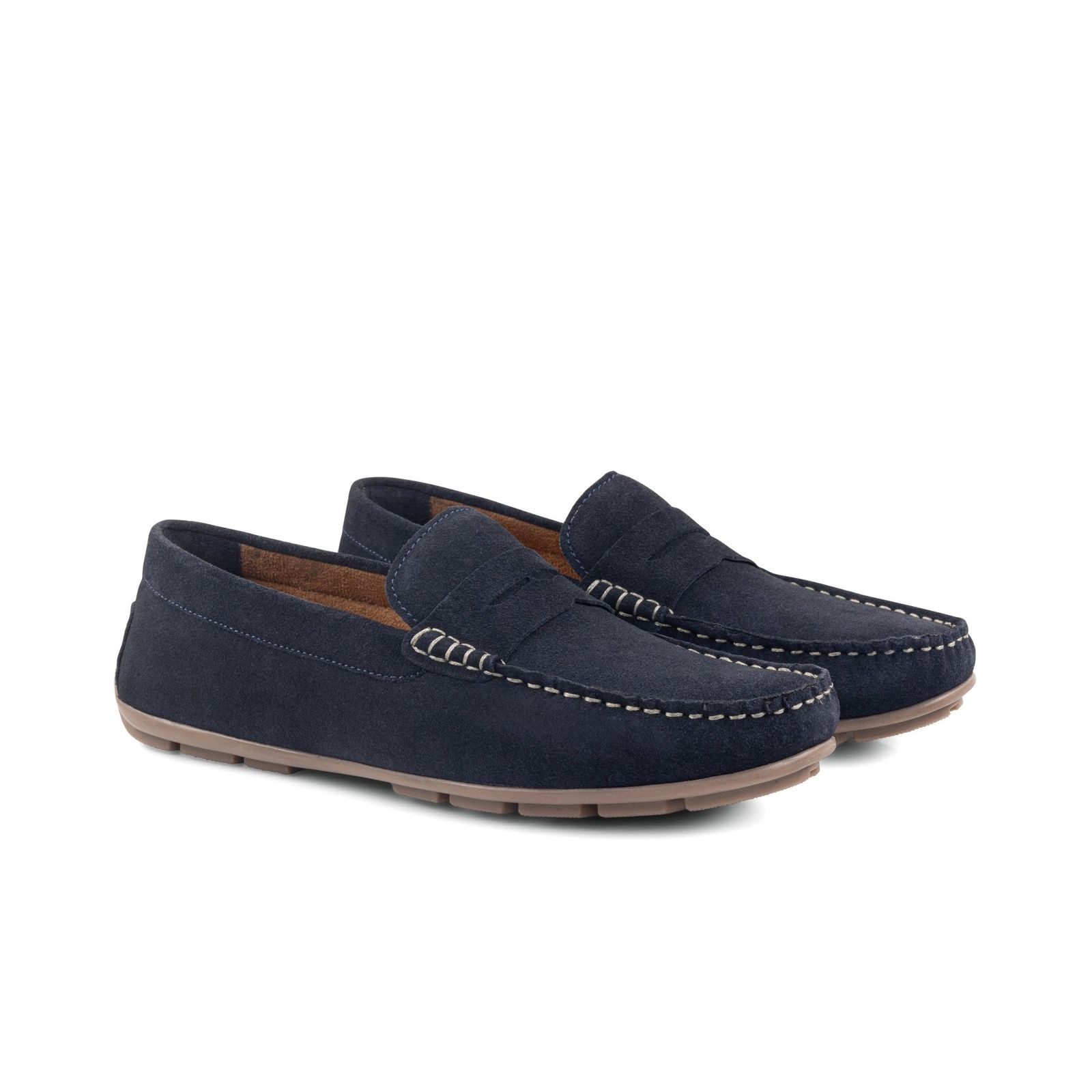 Bari Navy driving loafer