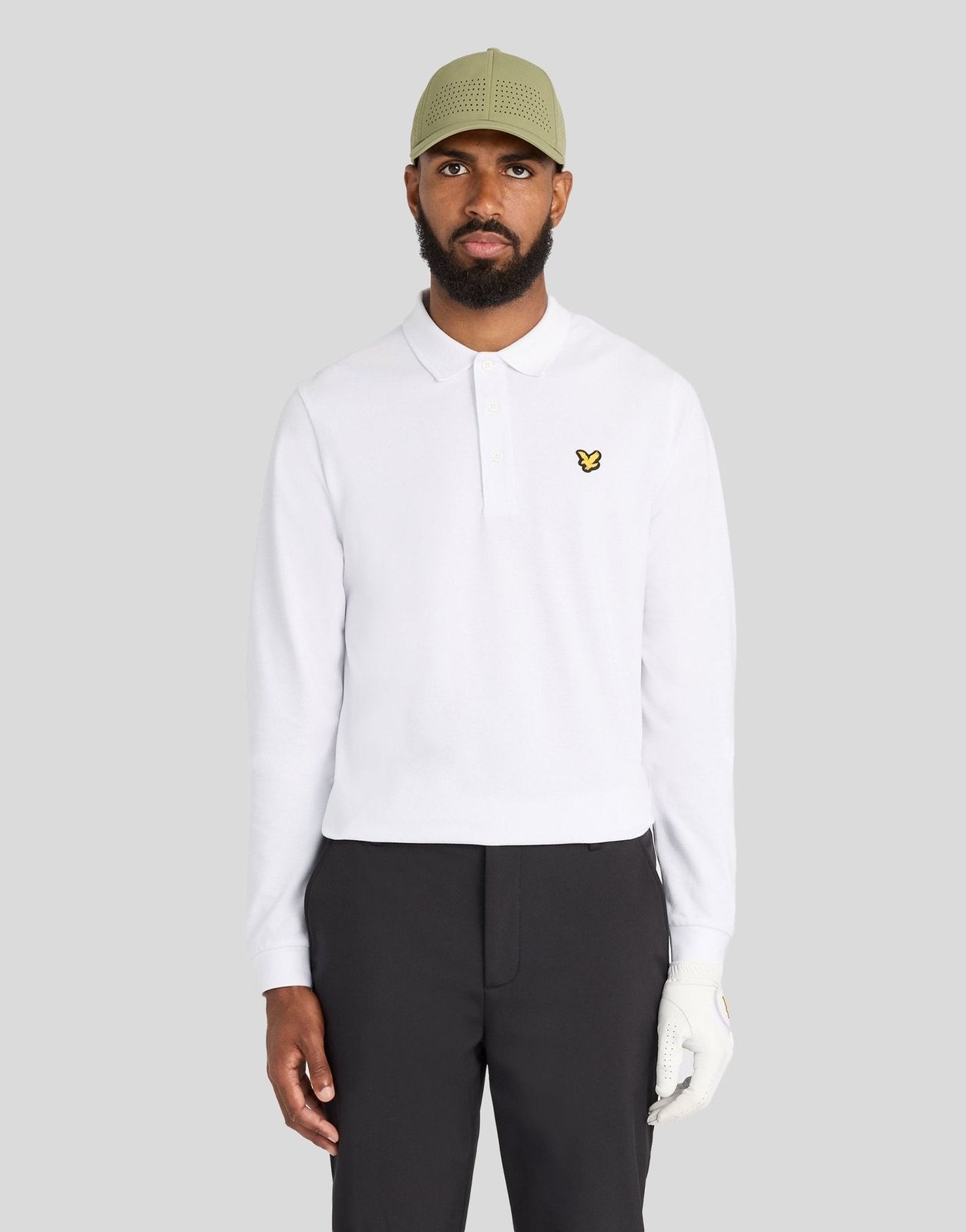 Technical Long Sleeve Polo Shirt