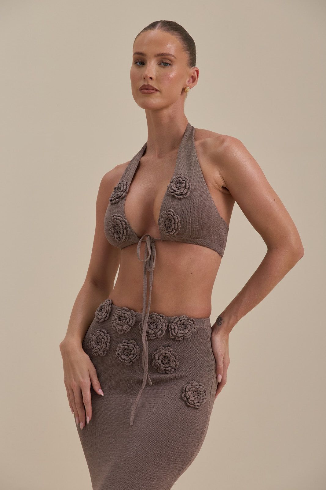 DAISY BRA TOP | MOCHA MOUSSE
