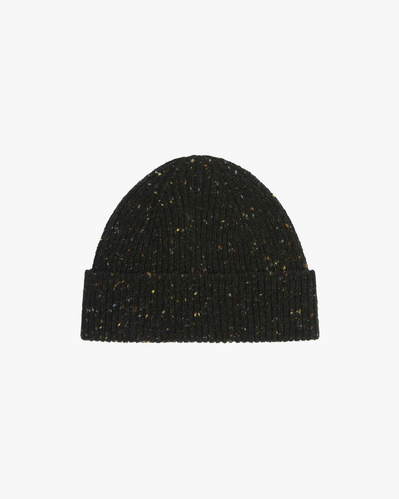 4003 Speckled Donegal wool hat - speckled kelp