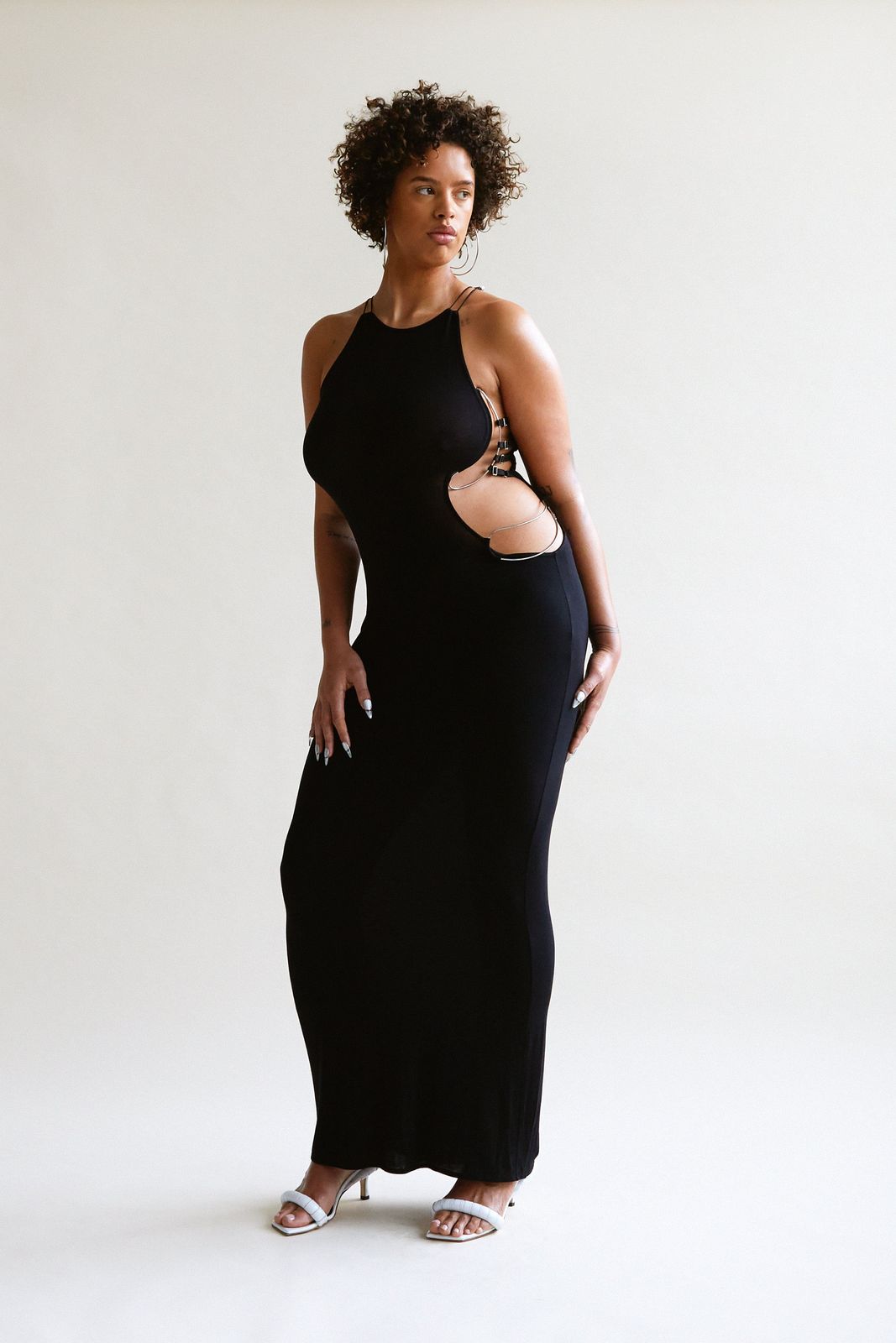 Contour Cutout Maxi Dress