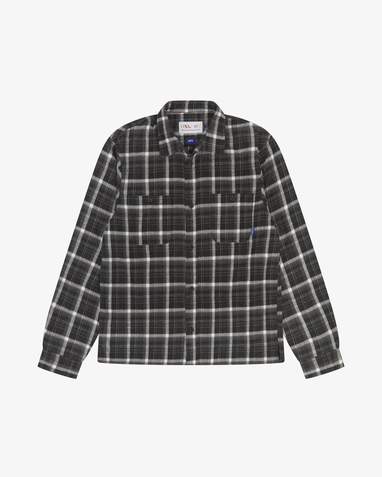 6015 Method shirt - charcoal check