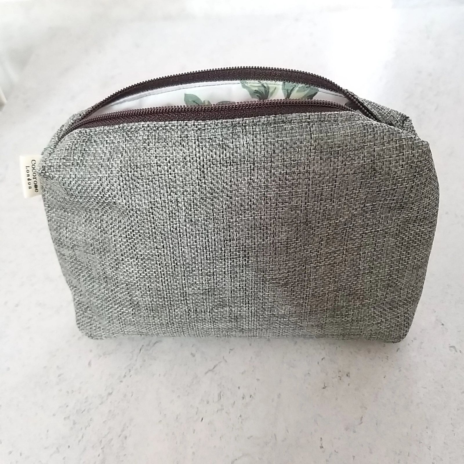 Zip Pouch - Grey