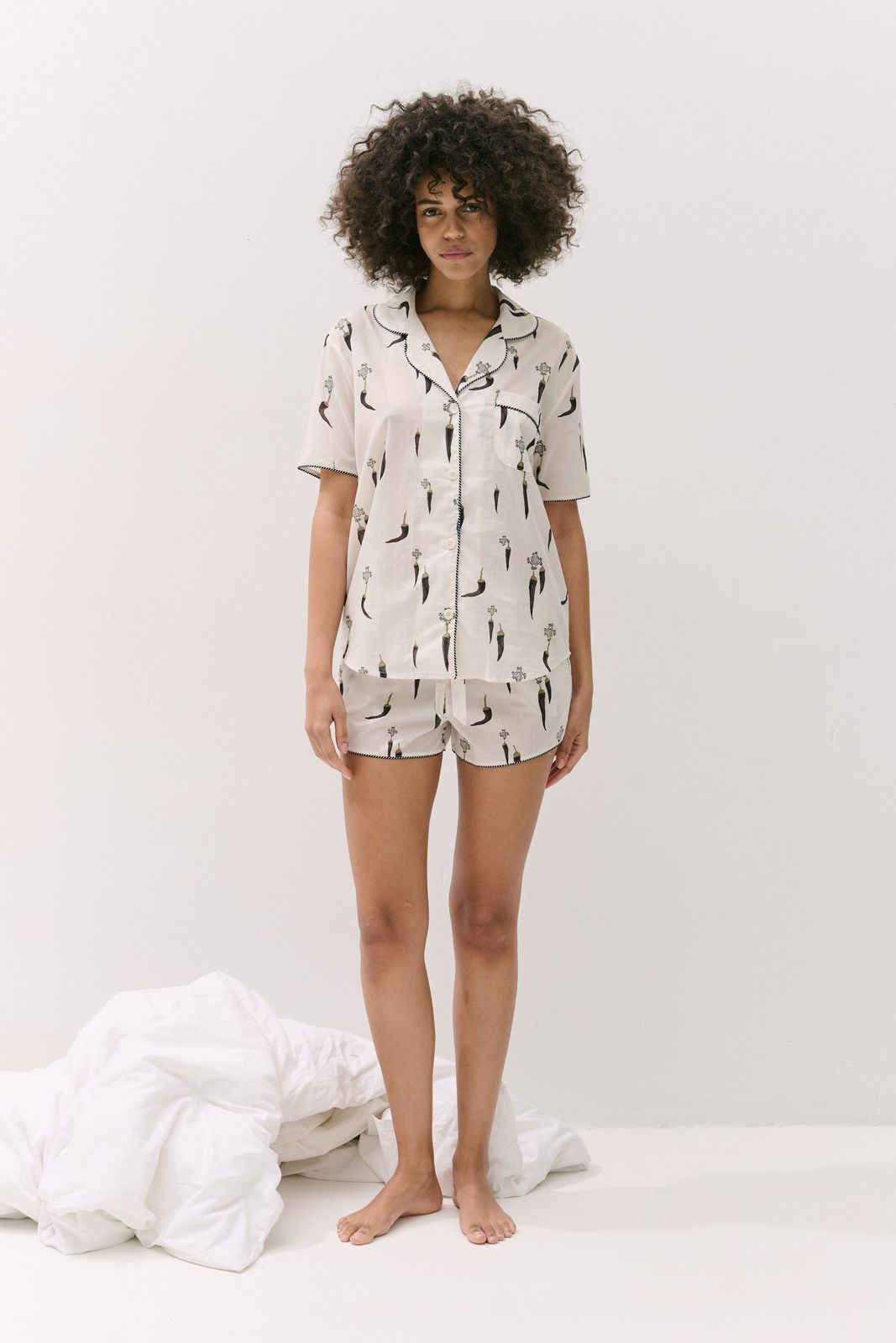 Short Pyjama Set Picante Cream