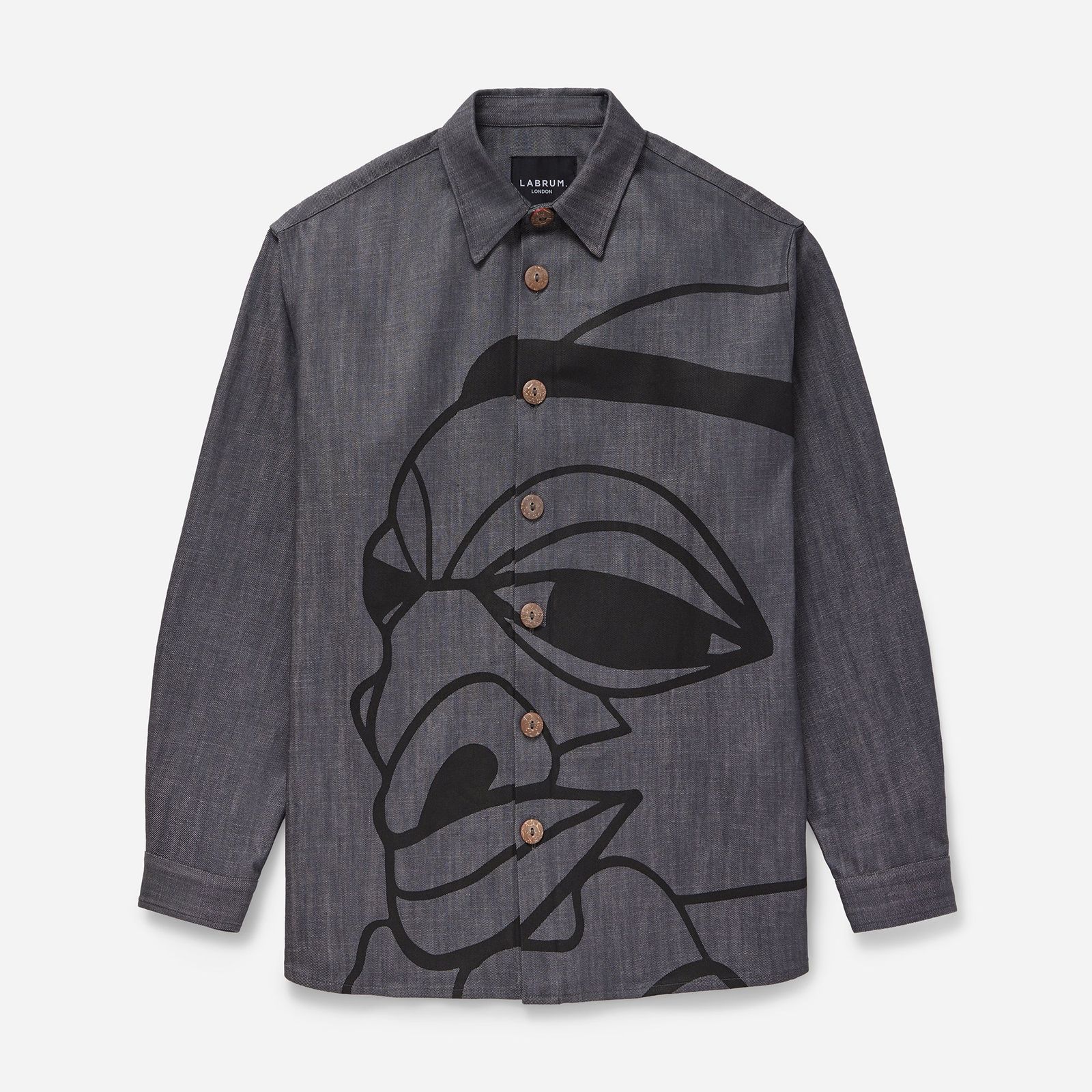 Grey Nomoli Denim Shirt