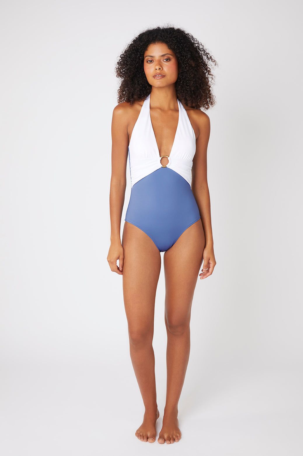 Cetara Ring Halterneck Swimsuit