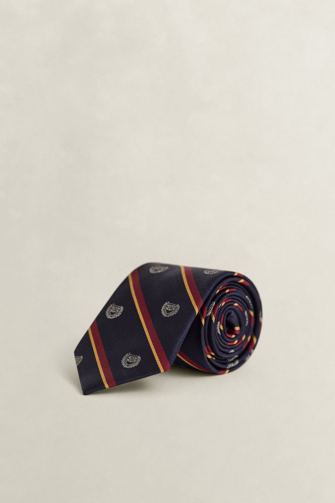 Gant x Yale Crest Tie - MARINE