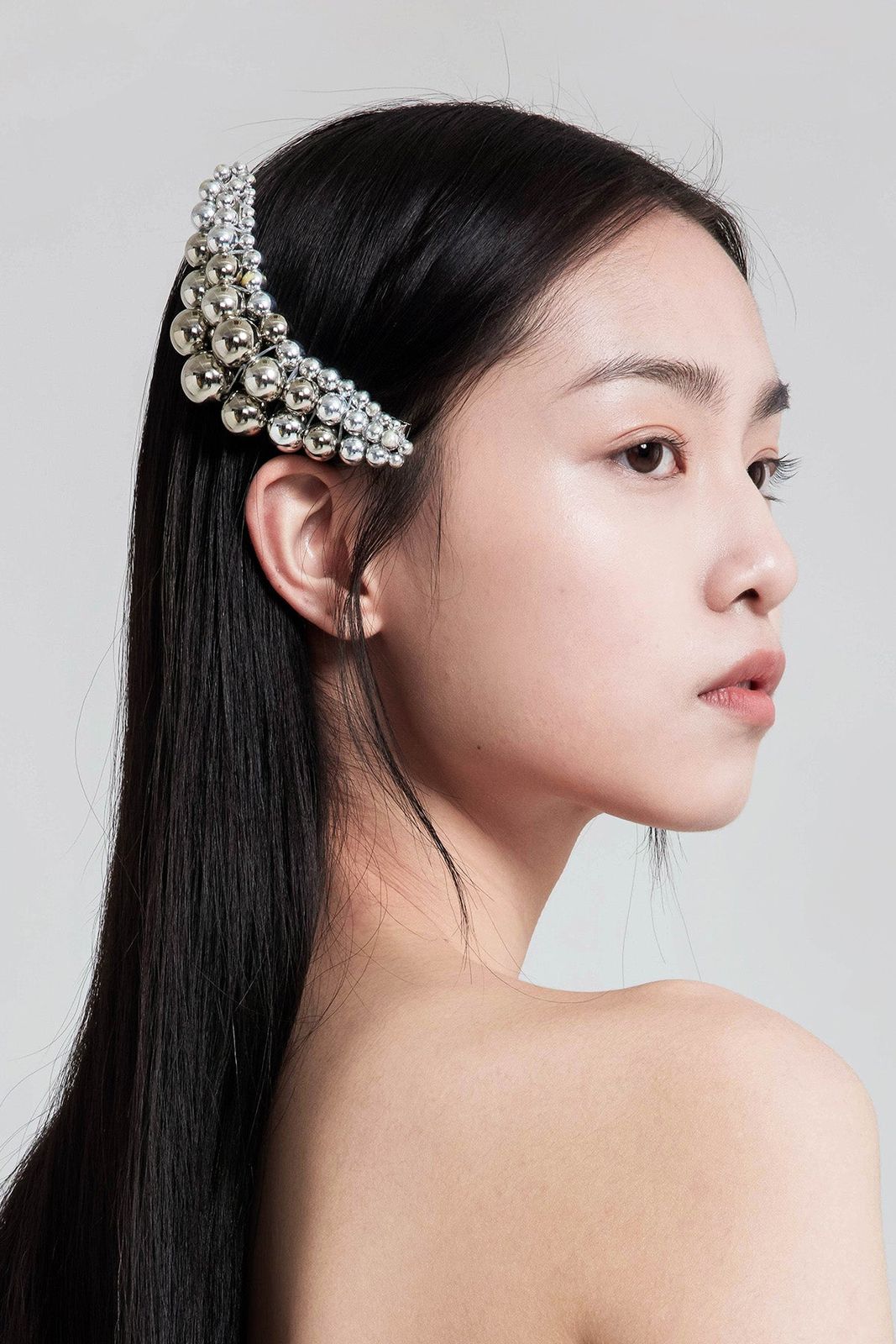 Bubble Crescent Hair Clip