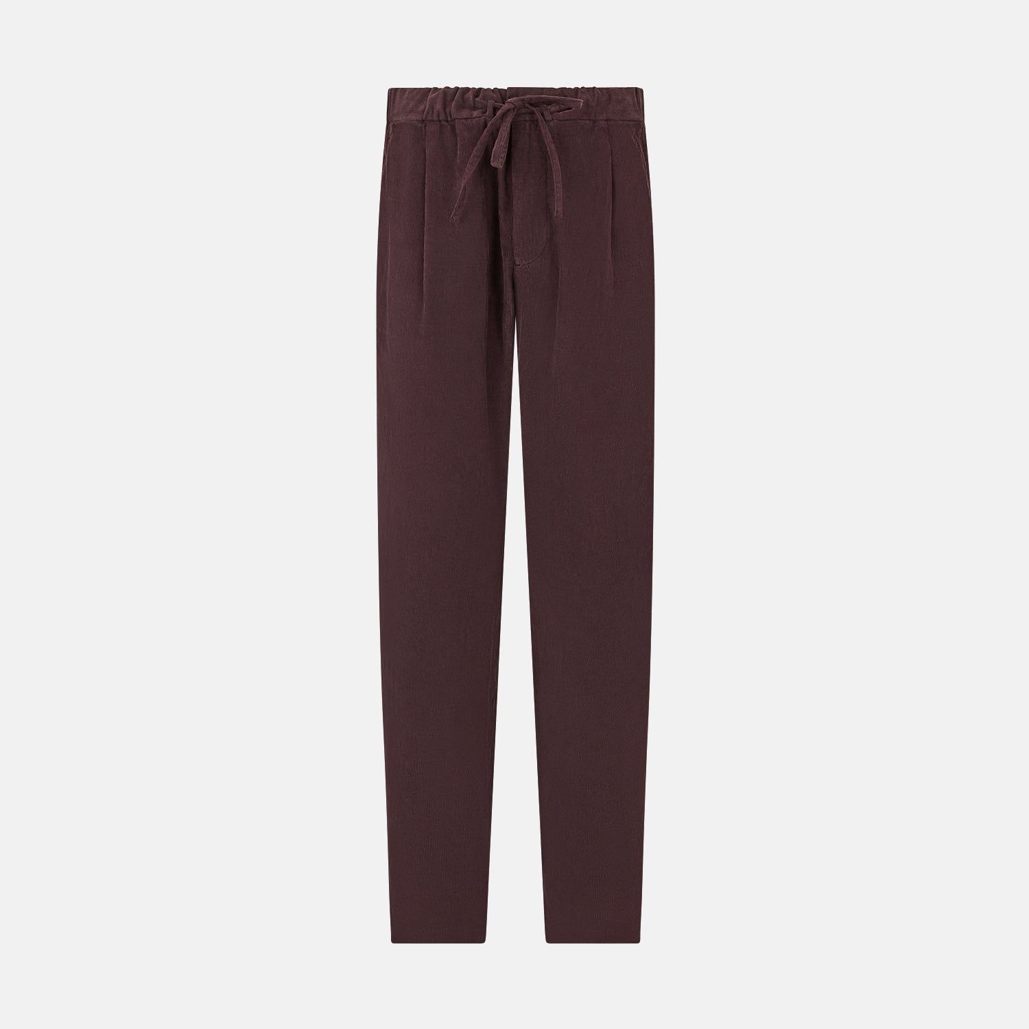 Burgundy Corduroy Miles Trousers
