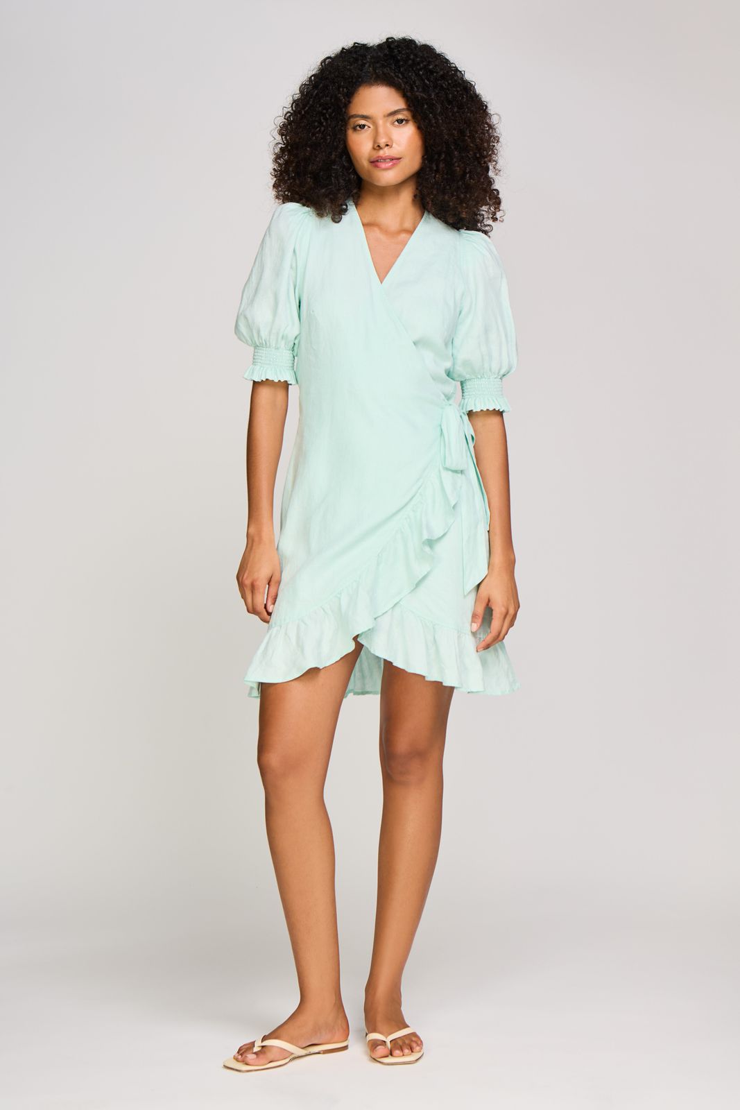 Corfu Mini Wrap Dress