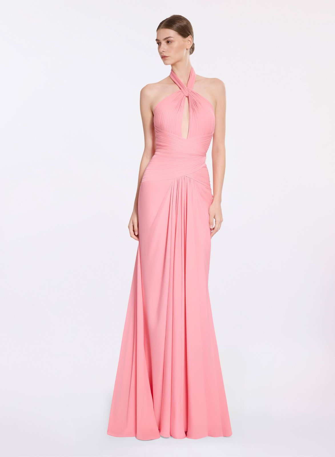 Silk Halter Dress