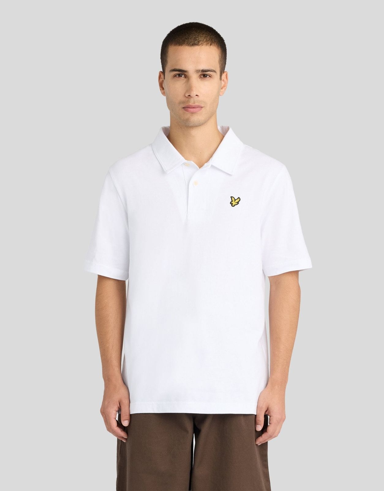 Relaxed Cotton Jersey Polo Shirt