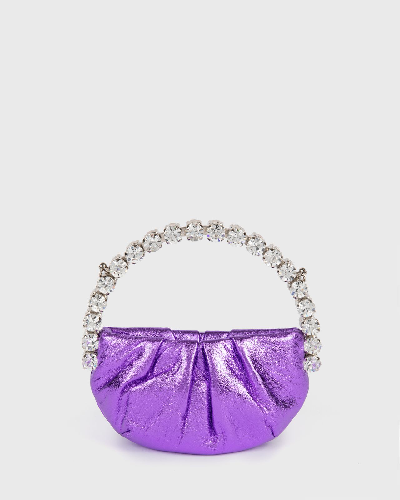 Purple Micro Eternity Clutch
