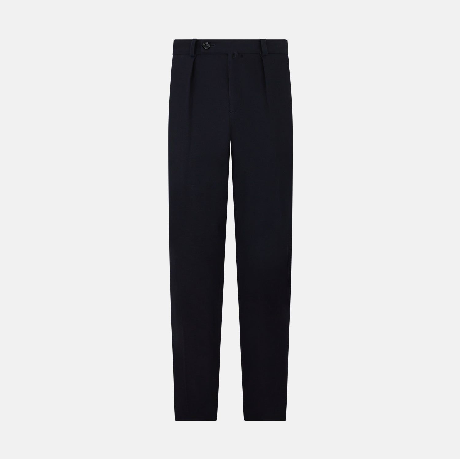 Navy Knitted London Trousers