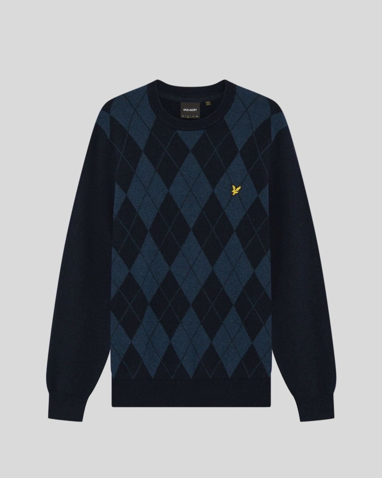 Cotton Merino Argyle Jumper