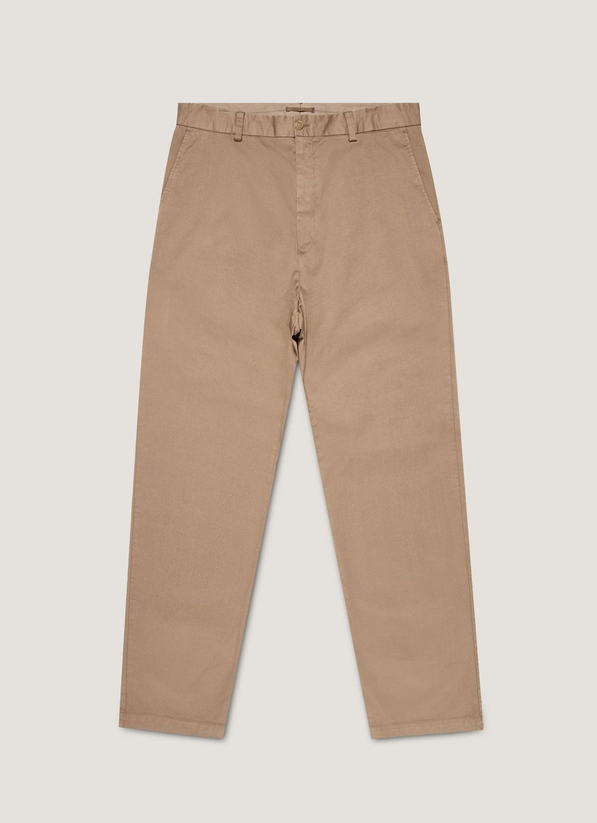 Men's Regular Fit Chino in Dark Stone