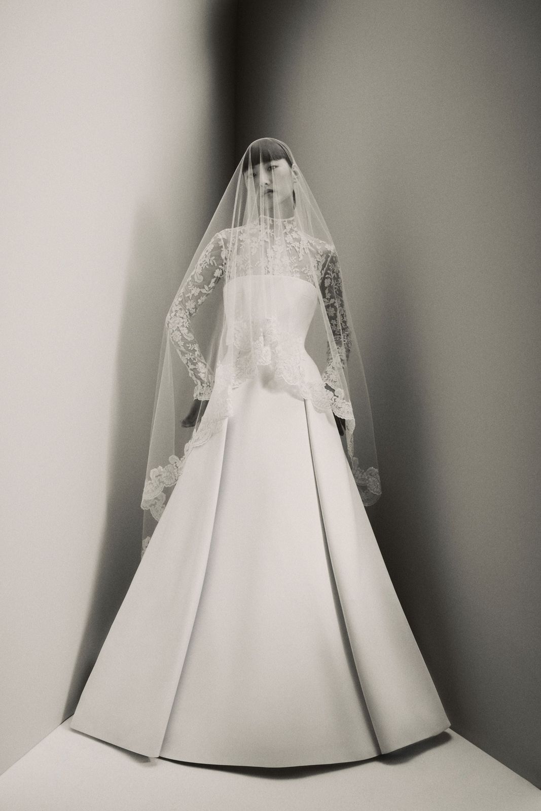 Chantal Bridal Dress in Ivory Doppio Satin