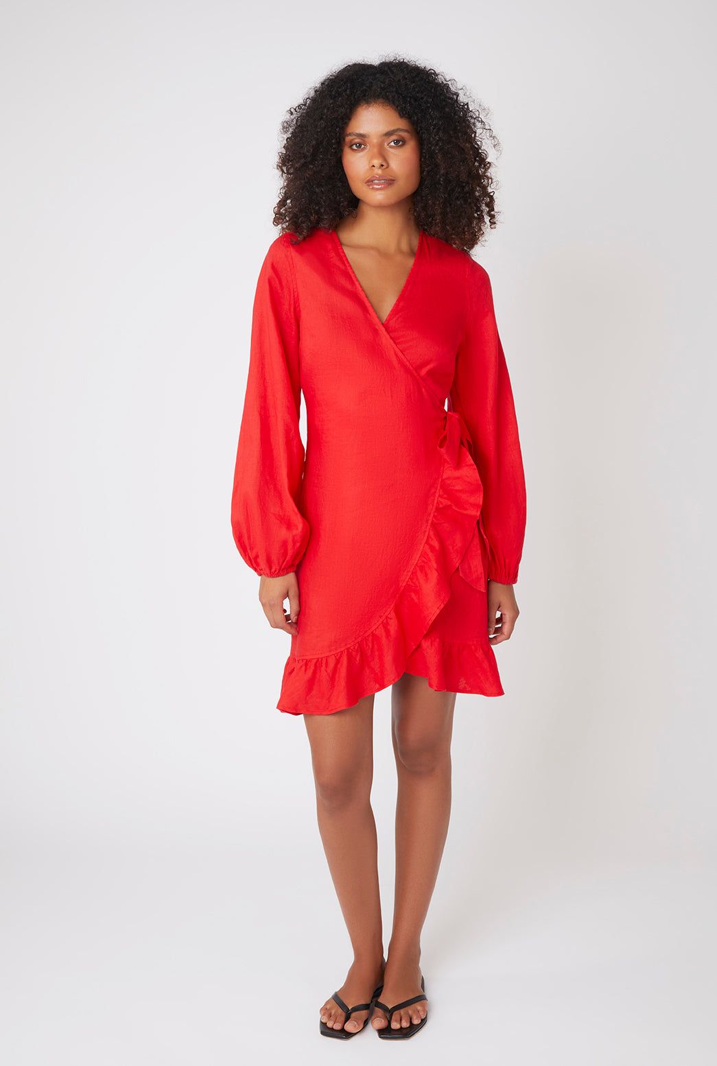 Amalfi Mini Wrap Dress