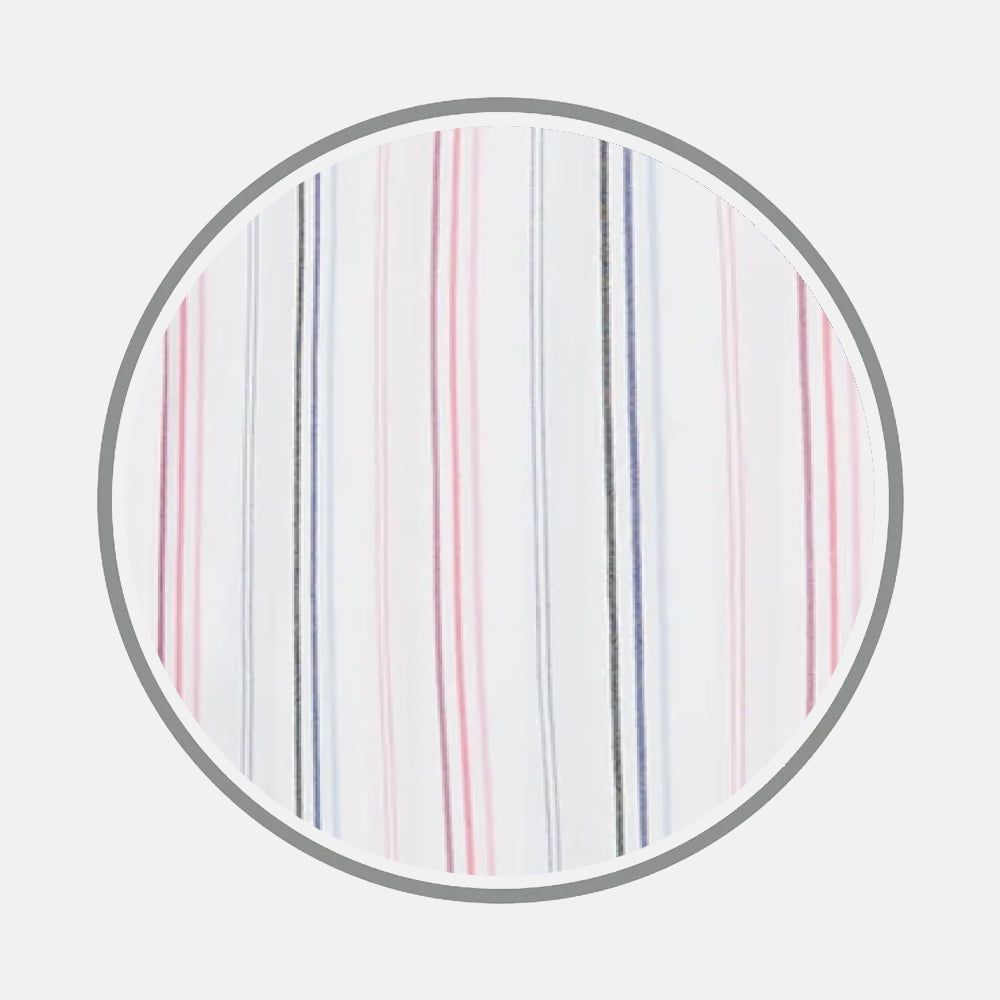 Pink and Blue Multi Stripe Fabric