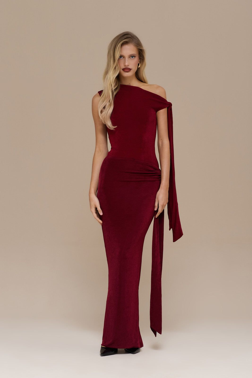 NOA MAXI SKIRT | WINE
