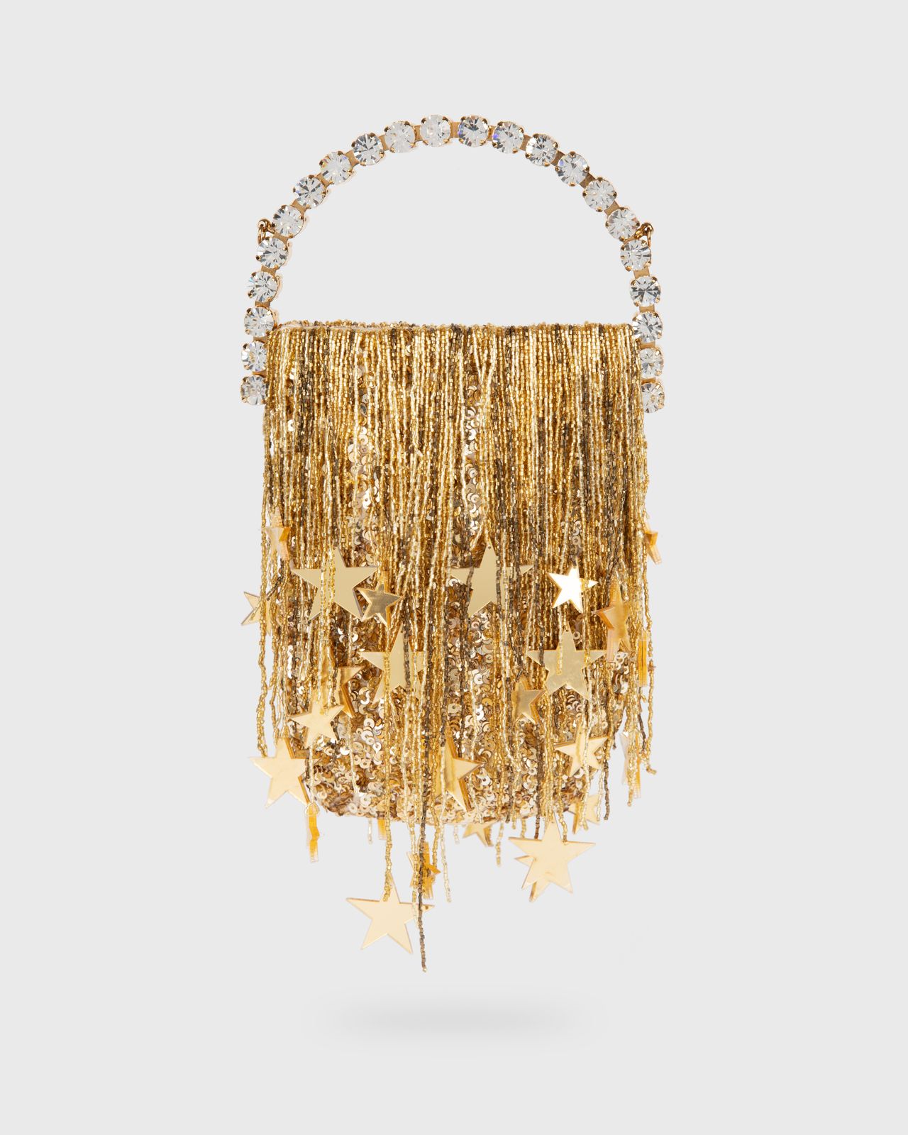 Gold Stars Micro Fringe Eternity Pouch