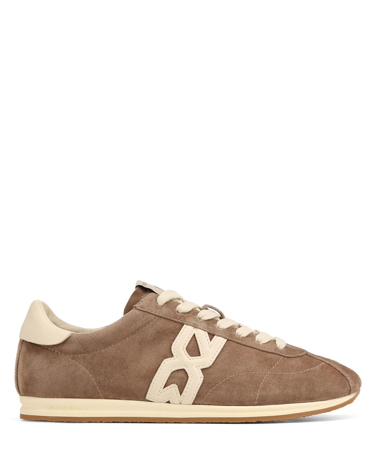 Avenue Mushroom/Off White Suede/Leather