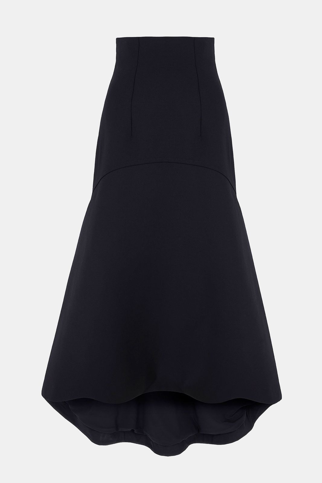 Synan Skirt In Black Birdseye Suiting