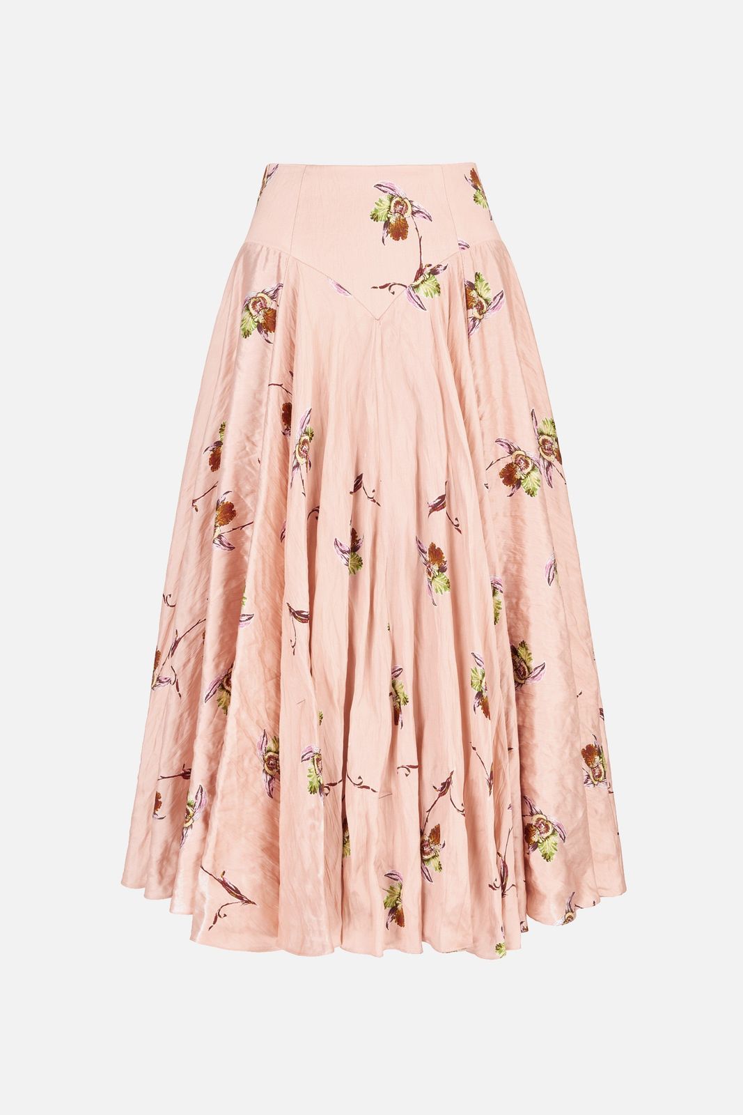 Nera Skirt in Pink Satin