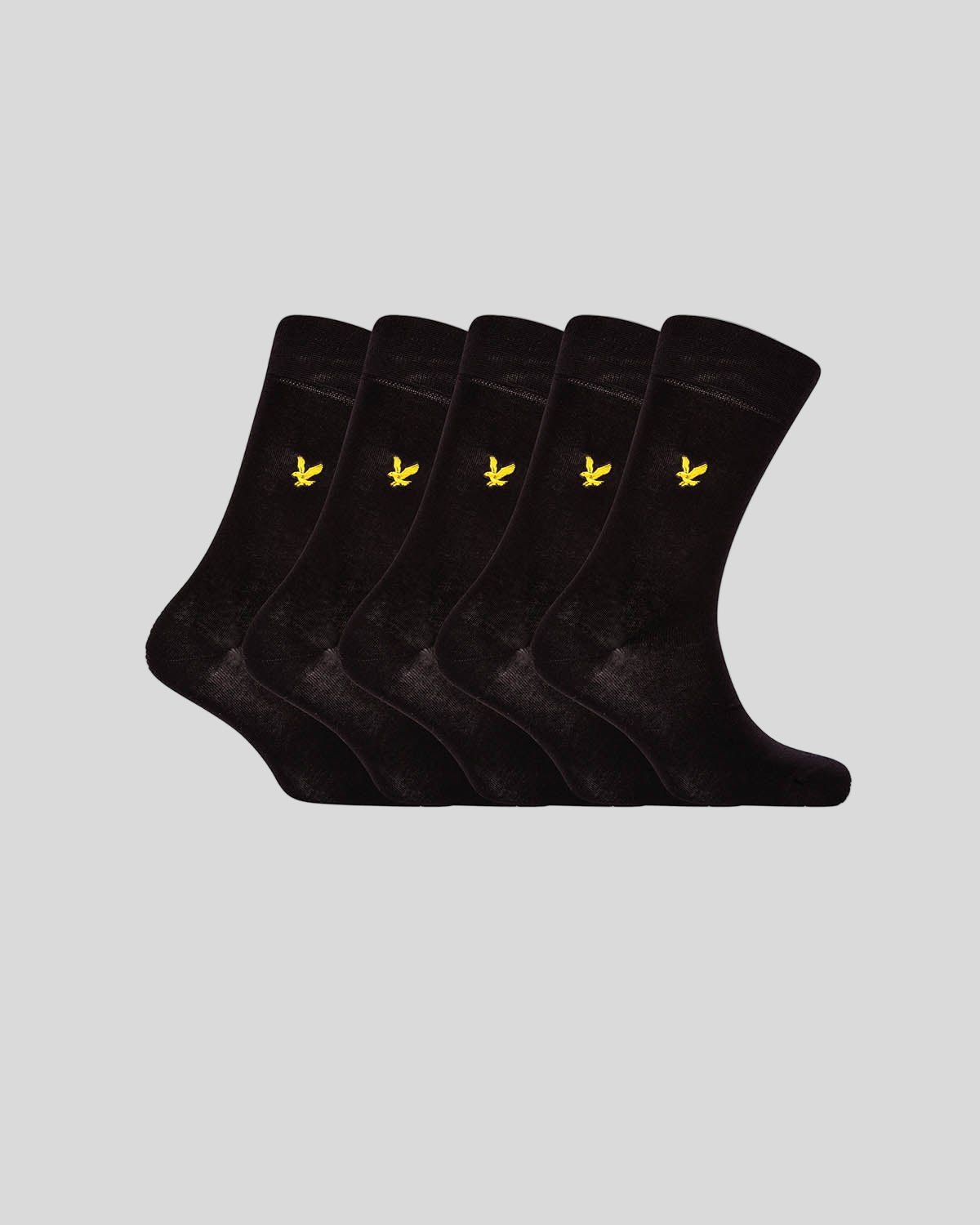 5 Pack Core Socks Plain