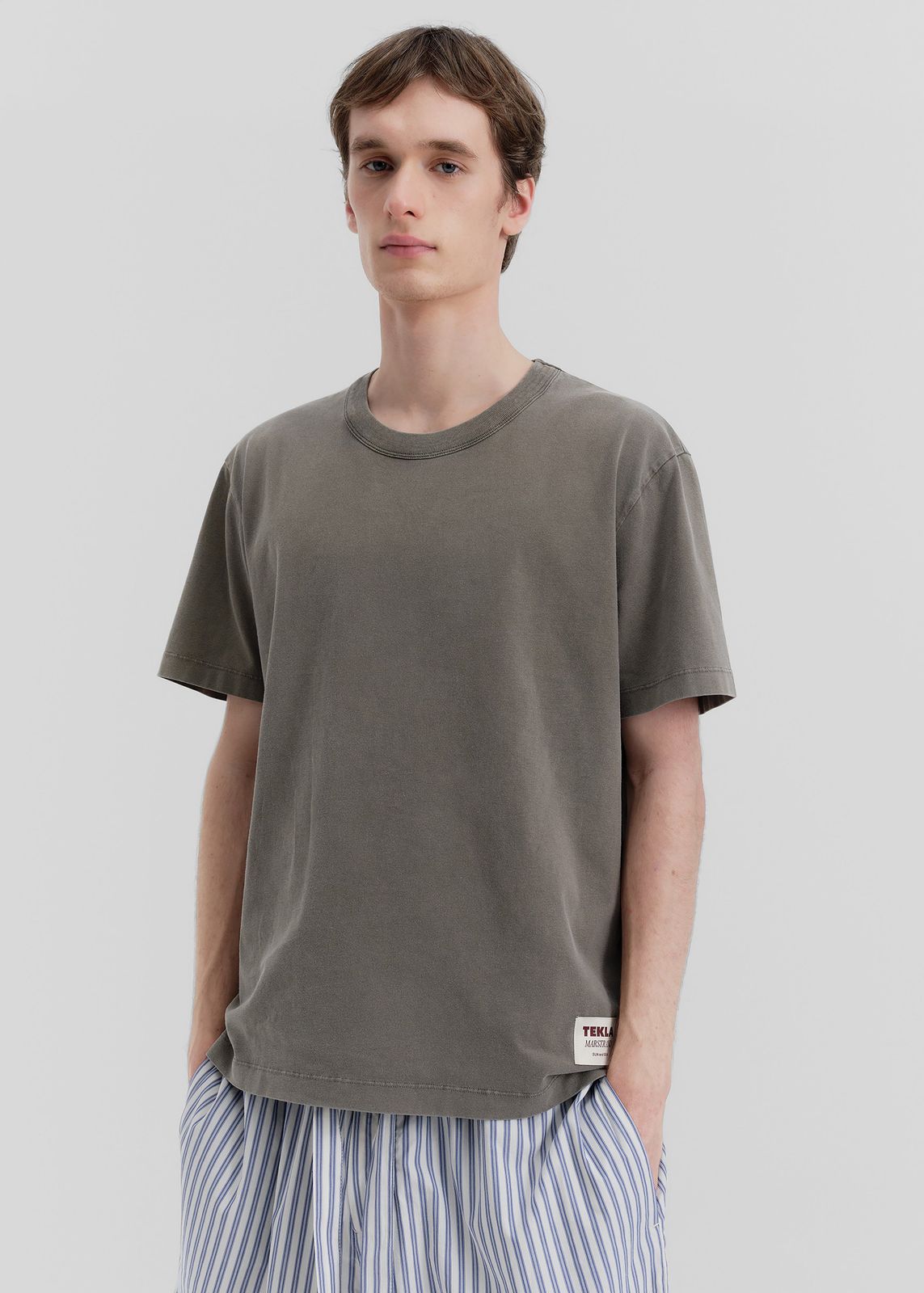 Tekla Men's T-shirt - Sun Bleached Taupe