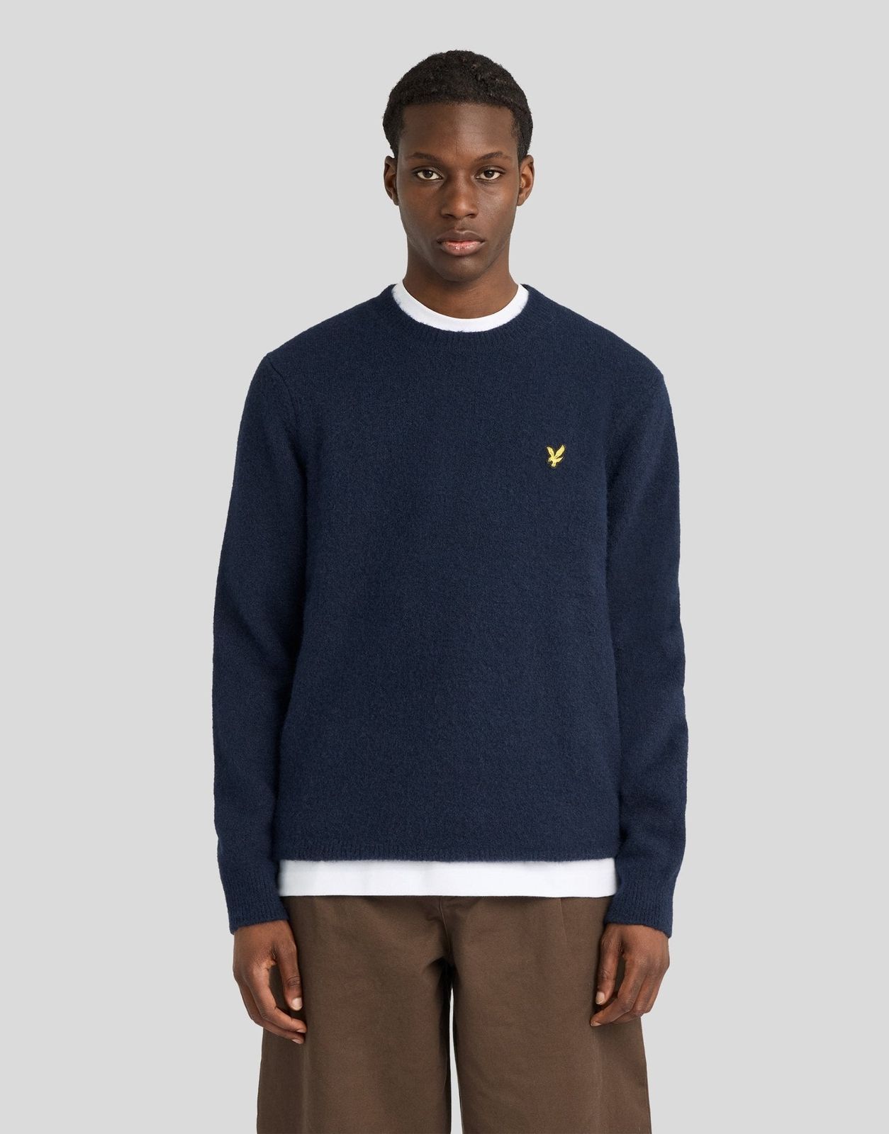 Brushed Crew Neck Jumper