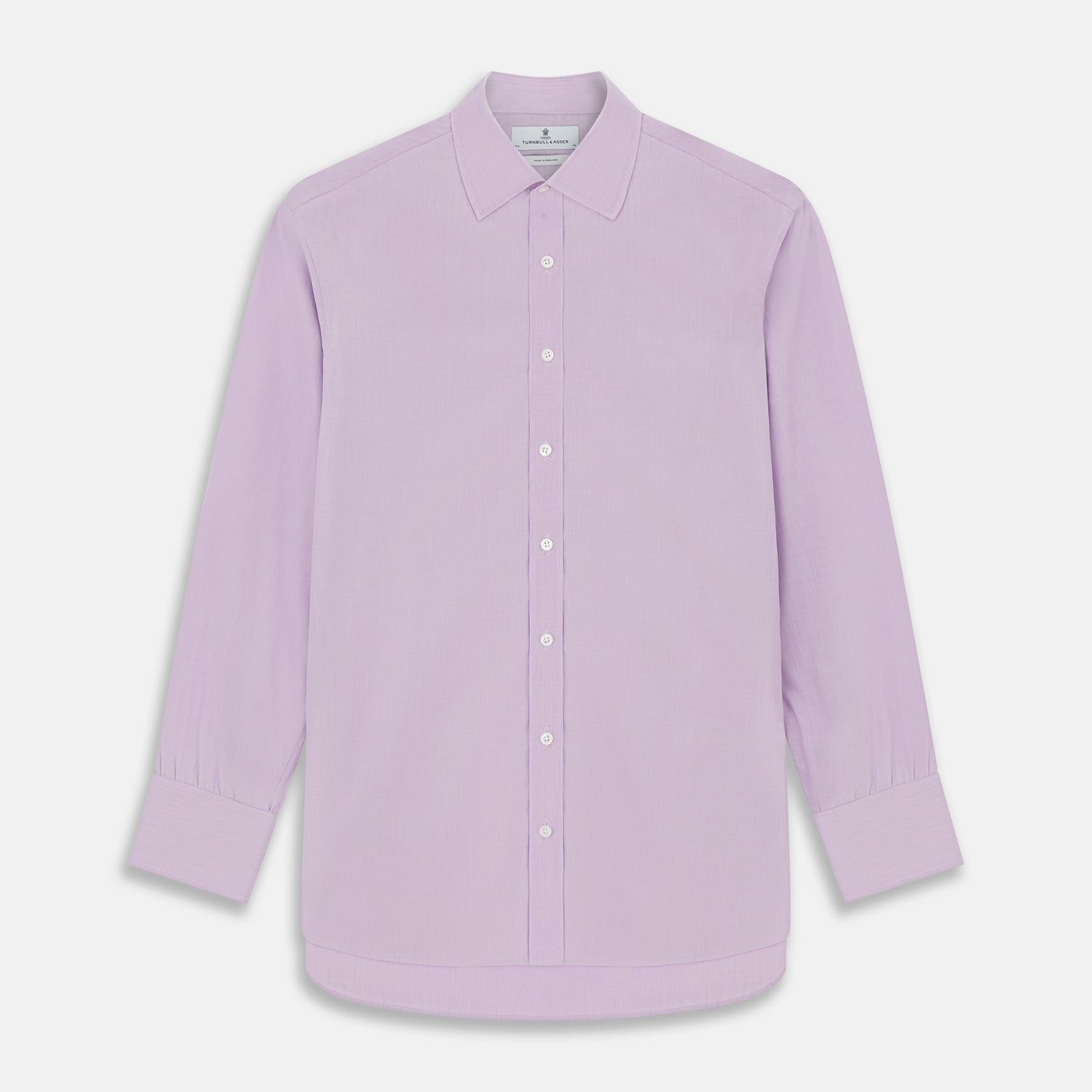 LILAC COTTON REGULAR FIT SHIRT