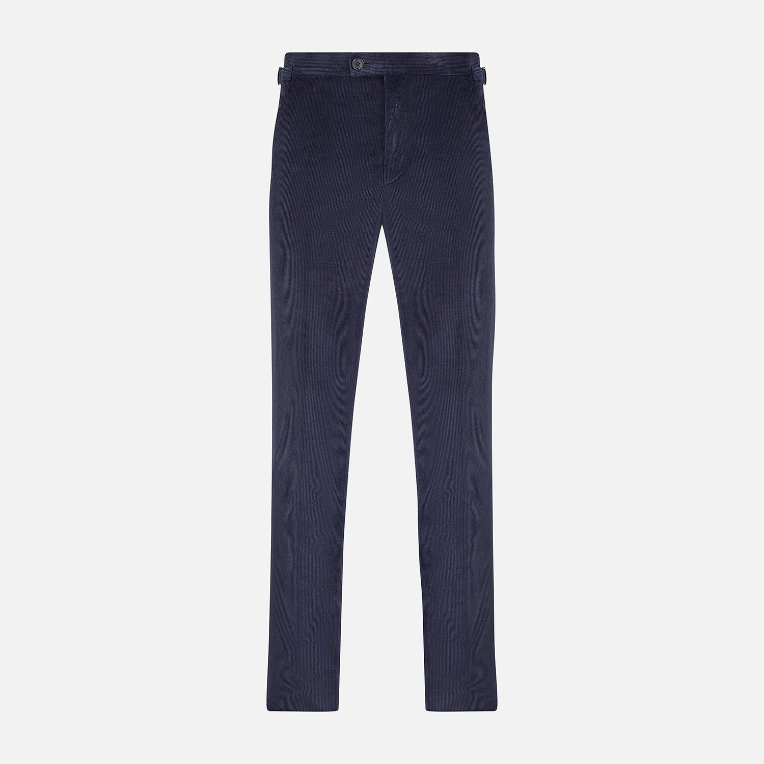 Navy Corduroy Henry Trousers