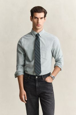 Brushed Oxford Shirt - CRISP BLUE