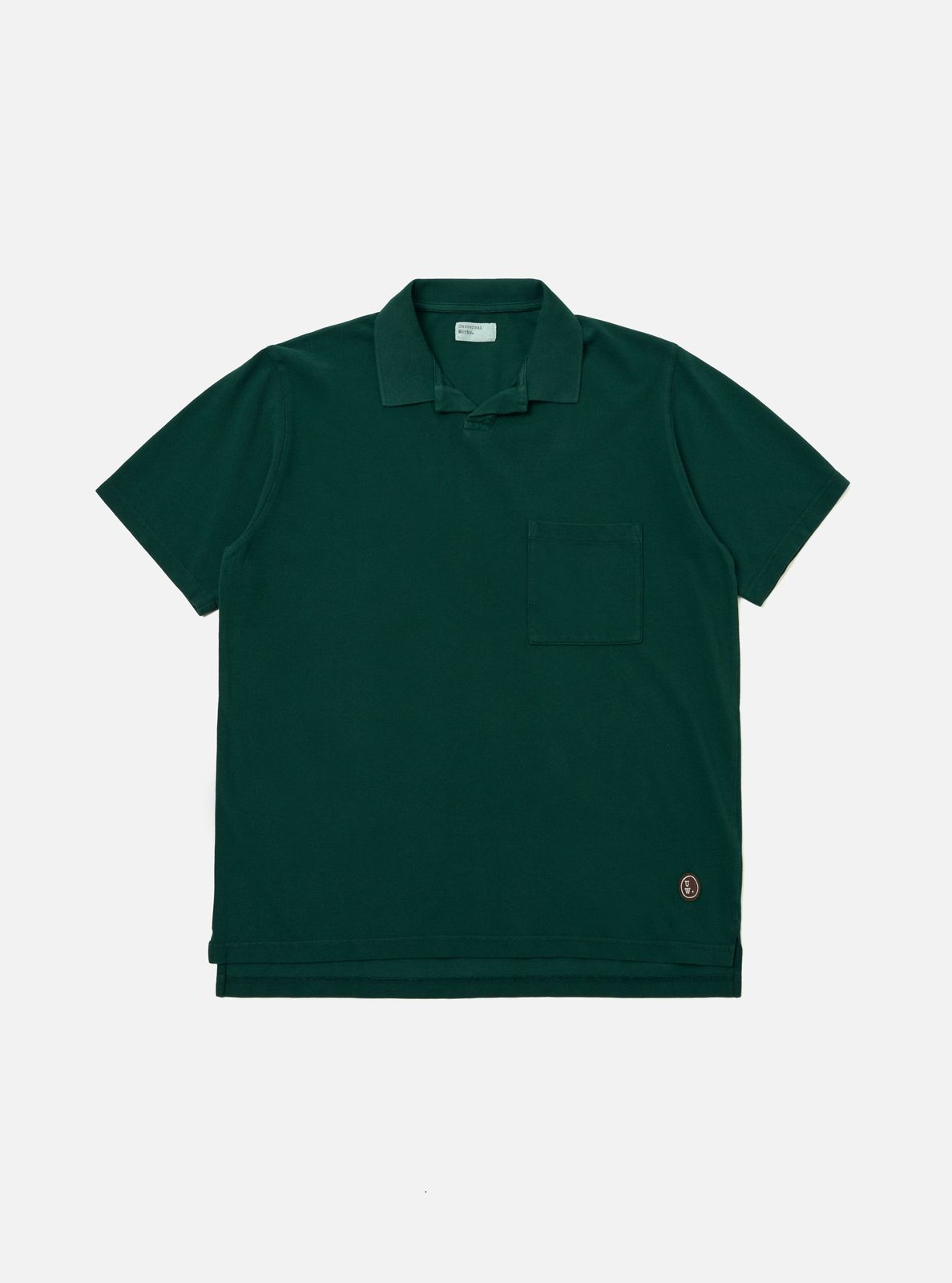 Green Piquet Vacation Polo
