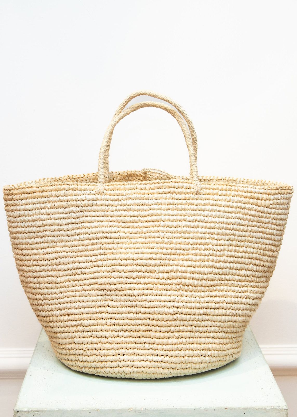 Sensi Studio Natural Maxi Woven Straw Tote