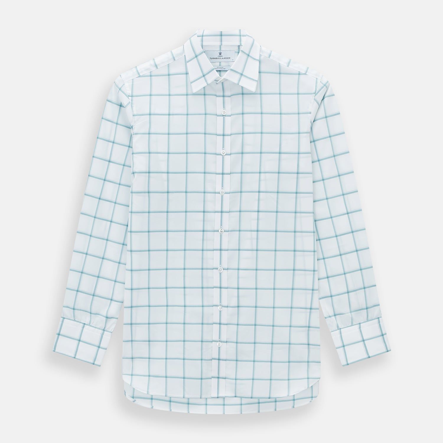 Sage Grid Check Mayfair Shirt