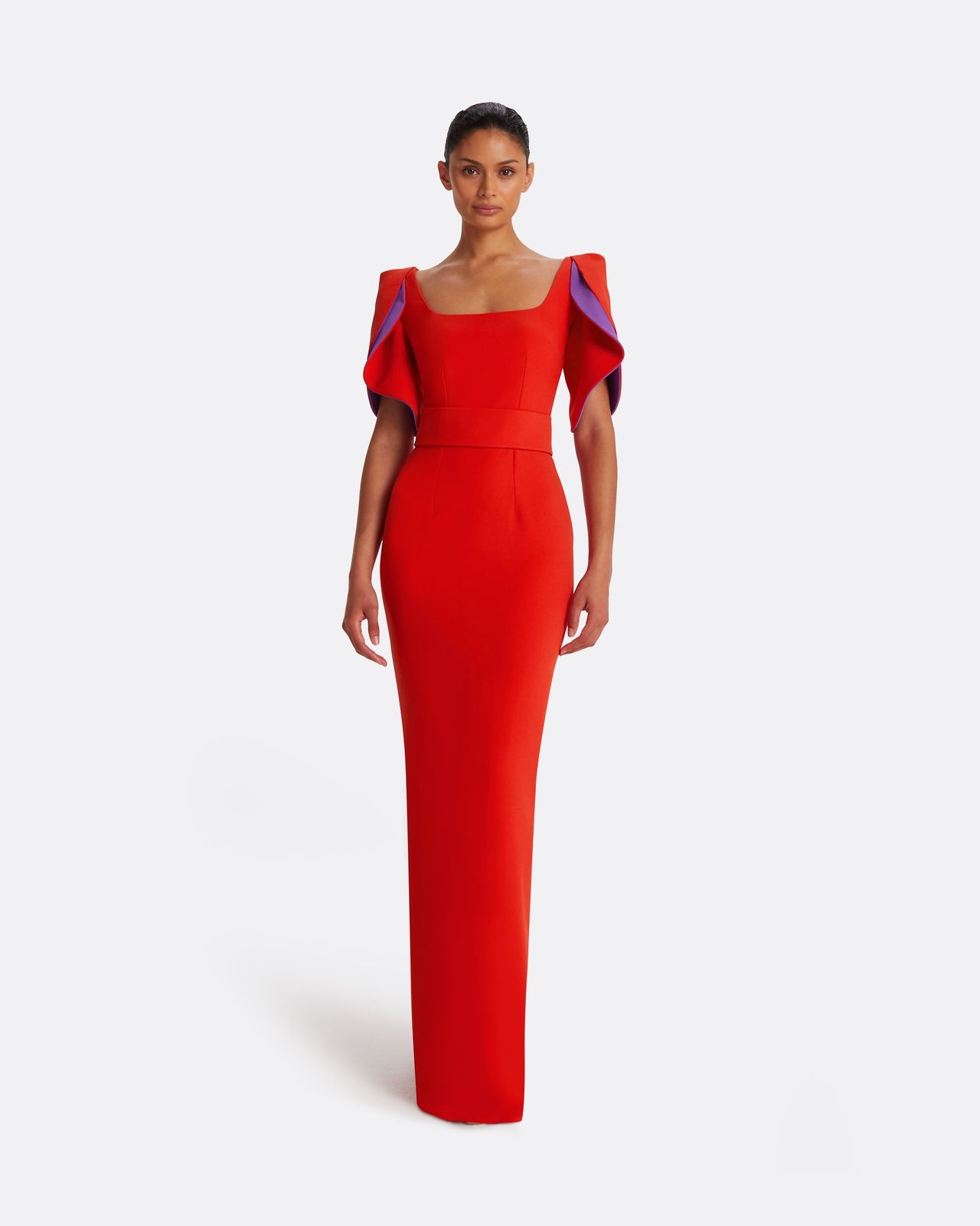 Dara Scarlet Red Long Dress