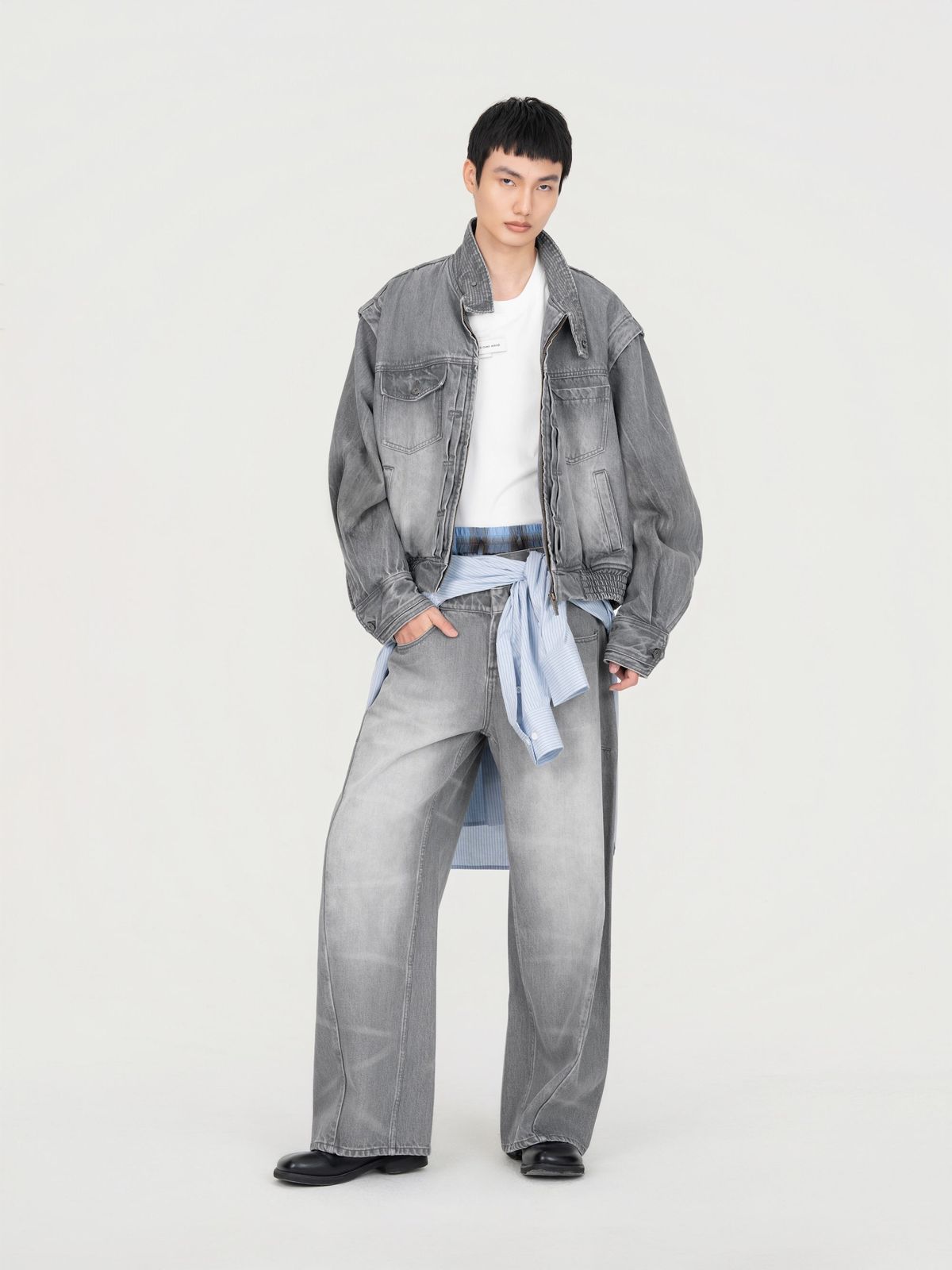 DECONSTRUCTED DENIM JACKET