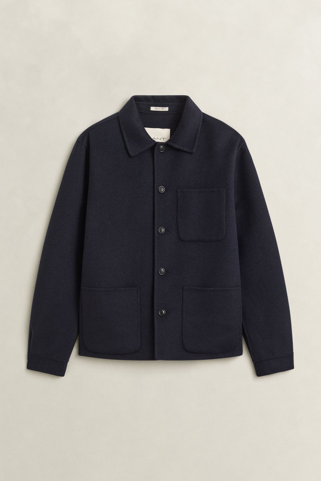 Handstitched Overshirt - EVENING BLUE