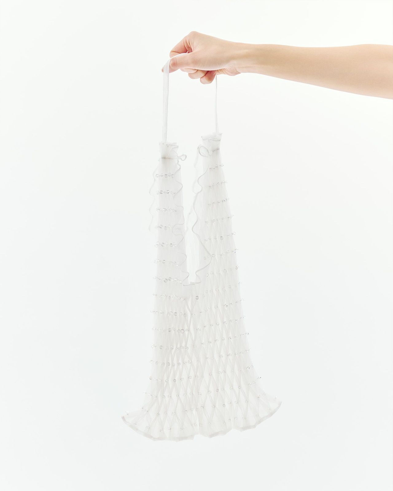 BUBBLE SMOCKED HANDBAG